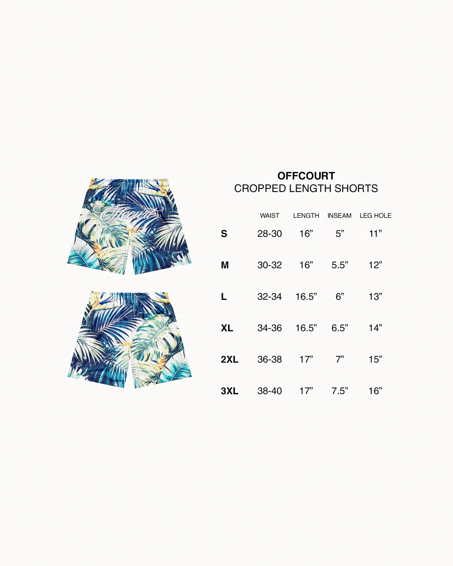 "Miami Celebration" Floral Mesh Shorts