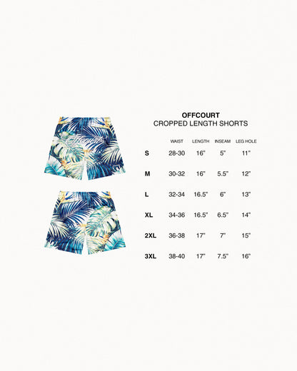 "Miami Celebration" Floral Mesh Shorts