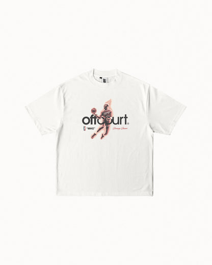 Mike "Burning Passion" Off-White Graphic Tee