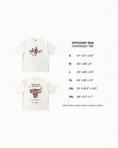 Mike "Burning Passion" Off-White Graphic Tee