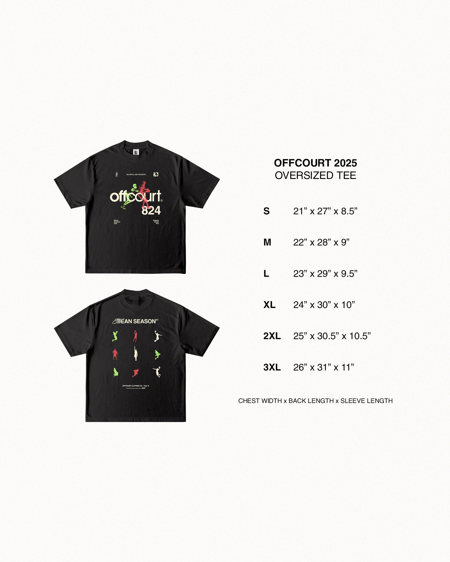 "Mean Season 824" Kobe Black Graphic Tee
