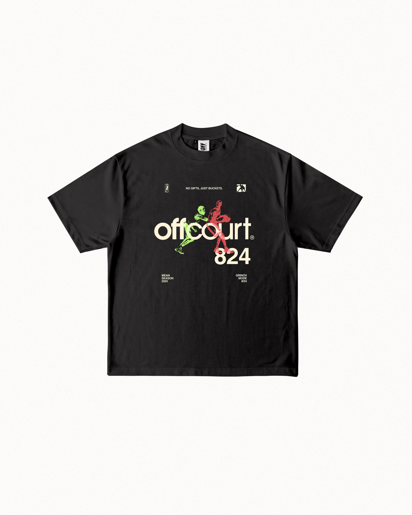 "Mean Season 824" Kobe Black Graphic Tee