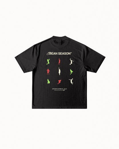 "Mean Season 824" Kobe Black Graphic Tee