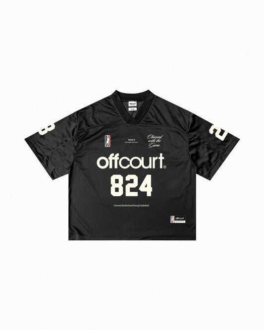 Year VI "Obsession 824" Cropped Mesh Football Jersey
