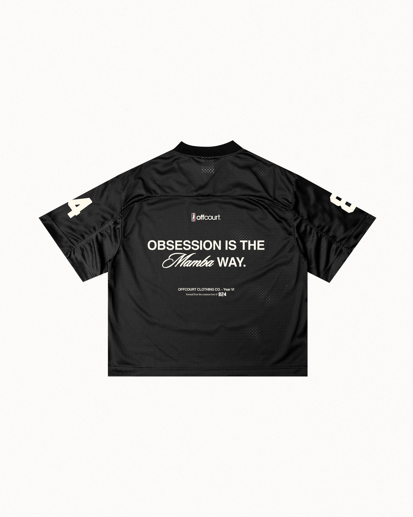 Year VI "Obsession 824" Cropped Mesh Football Jersey