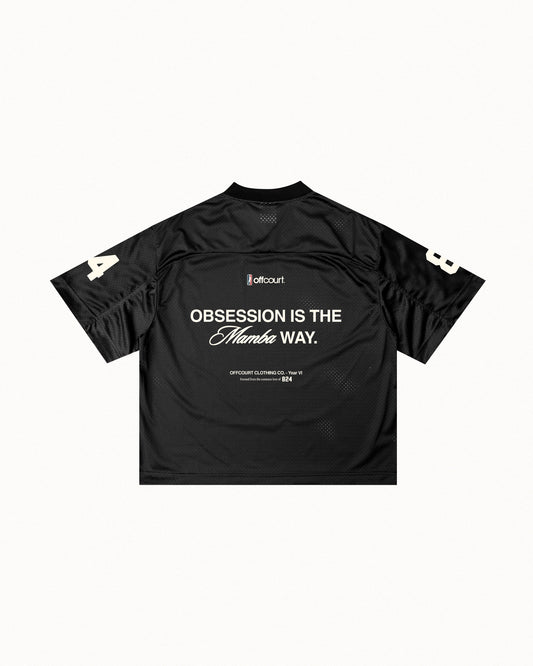 Year VI "Obsession 824" Cropped Mesh Football Jersey