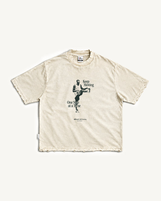 Year VII "Sole Study" Distressed Vintage Boxy Tee