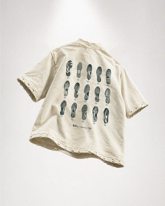 Year VII "Sole Study" Distressed Vintage Boxy Tee