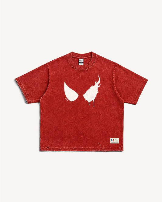 "Fractured Persona" Spidey Distressed Vintage Boxy Tee