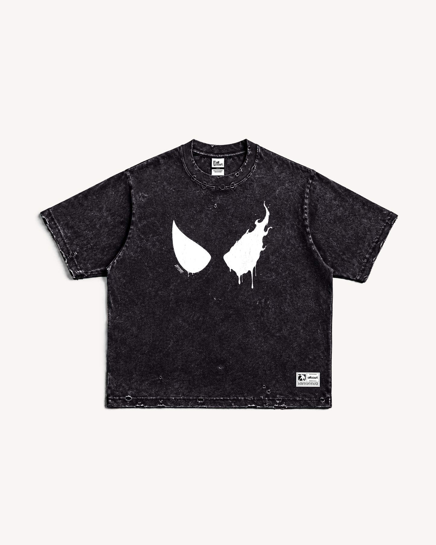 "Dark Persona" Spidey Distressed Vintage Boxy Tee