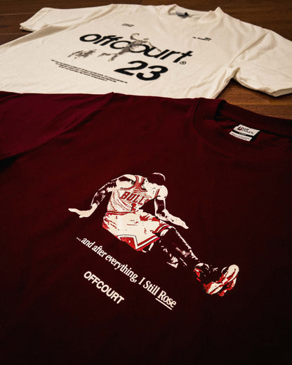 "Still Rose" Wine Red Graphic Tee