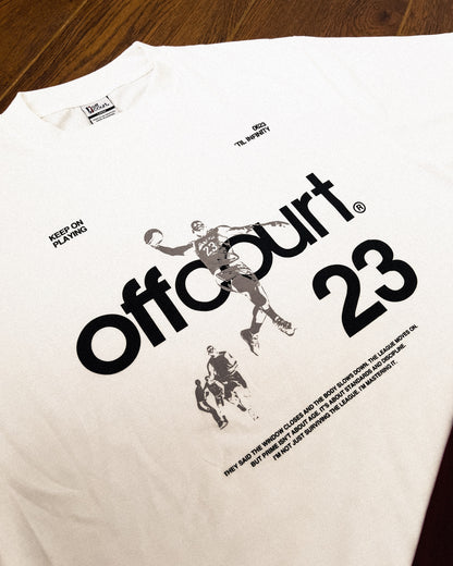 "Master of the Game" Off-white Graphic Tee