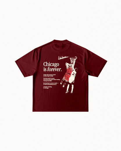 "Still Rose" Wine Red Graphic Tee