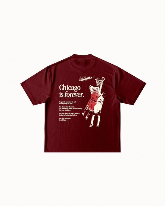 "Still Rose" Wine Red Graphic Tee