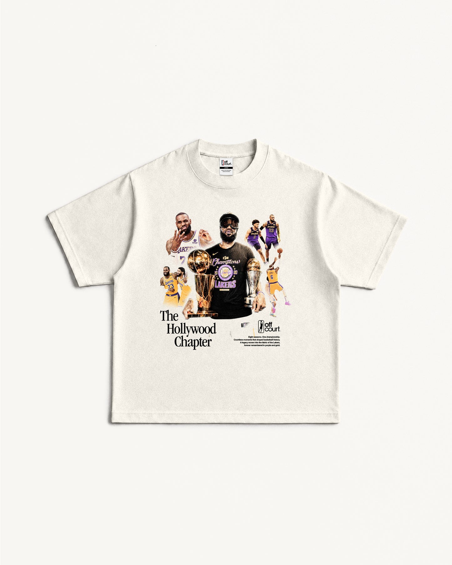 "The Hollywood Chapter" Bron Tribute Oversized Graphic Tee