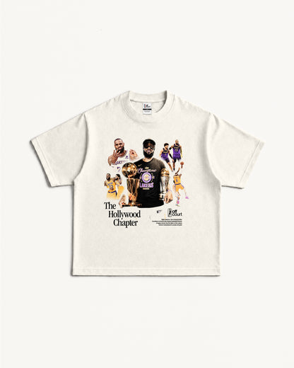 "The Hollywood Chapter" Bron Tribute Oversized Graphic Tee
