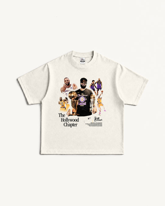 "The Hollywood Chapter" Bron Tribute Oversized Graphic Tee