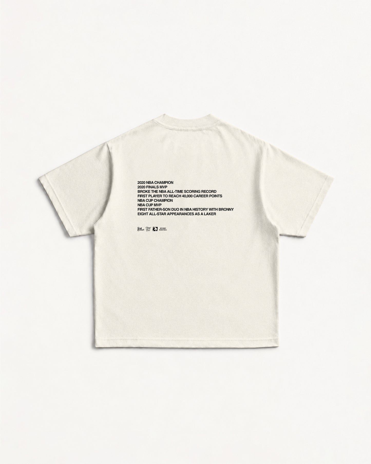 "The Hollywood Chapter" Bron Tribute Oversized Graphic Tee