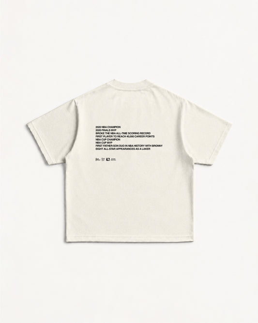 "The Hollywood Chapter" Bron Tribute Oversized Graphic Tee