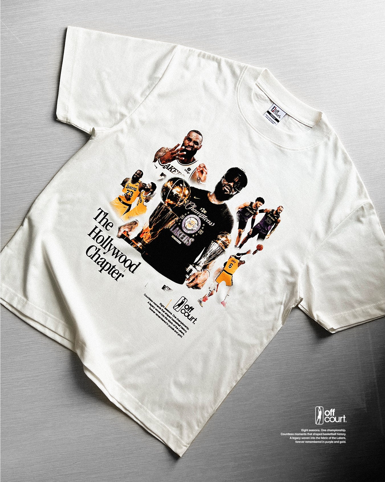 "The Hollywood Chapter" Bron Tribute Oversized Graphic Tee