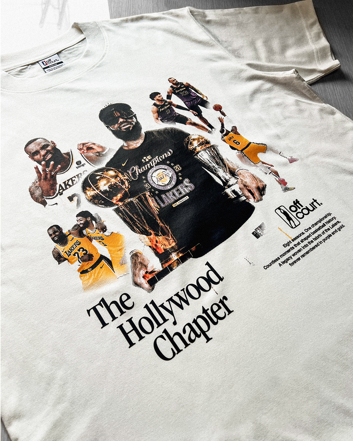 "The Hollywood Chapter" Bron Tribute Oversized Graphic Tee