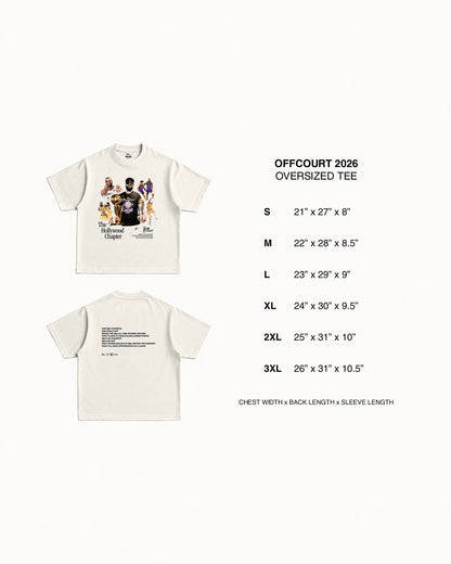 "The Hollywood Chapter" Bron Tribute Oversized Graphic Tee