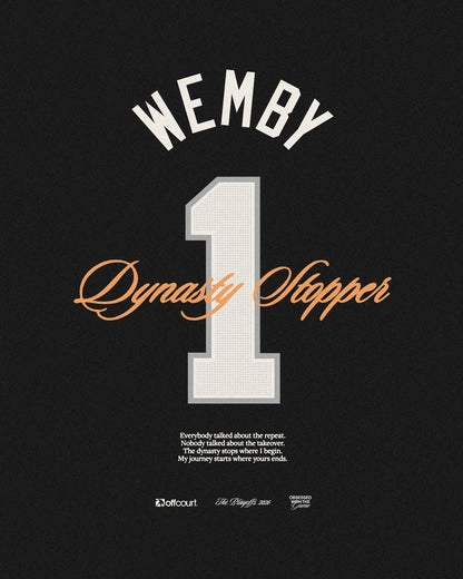 "Dynasty Stopper" Wemby Finals Graphic Tee