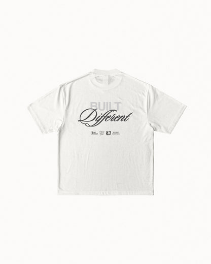 "Built Different" Wemby Off-White Graphic Tee