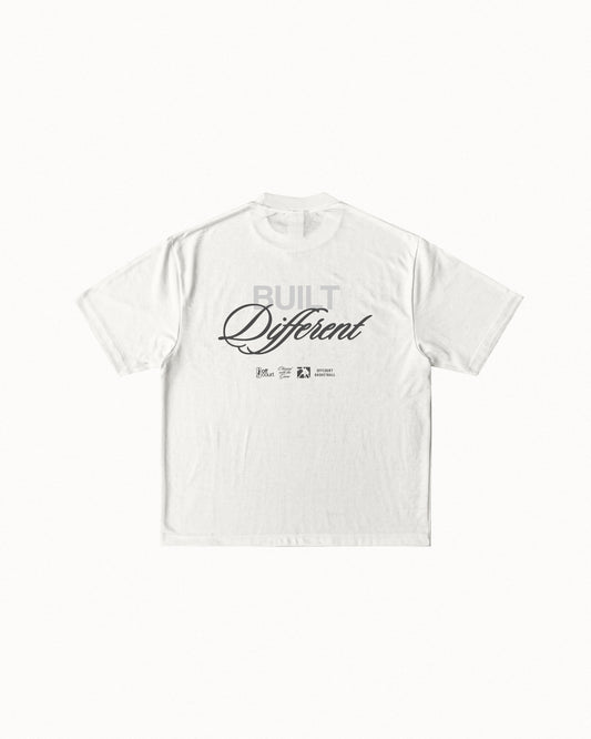 "Built Different" Wemby Off-White Graphic Tee